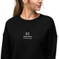 DC over Everything (Bar) Crop Sweatshirt