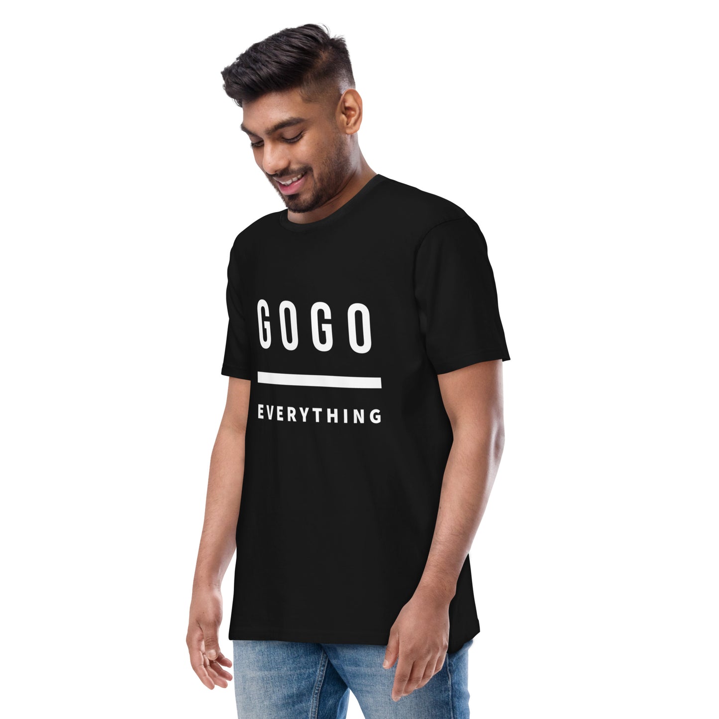 GoGo Over Everything Bar Design Heavyweight Tee