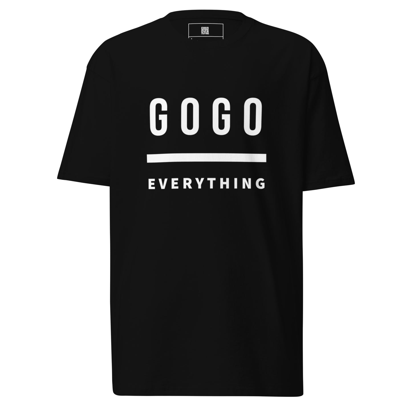 GoGo Over Everything Bar Design Heavyweight Tee