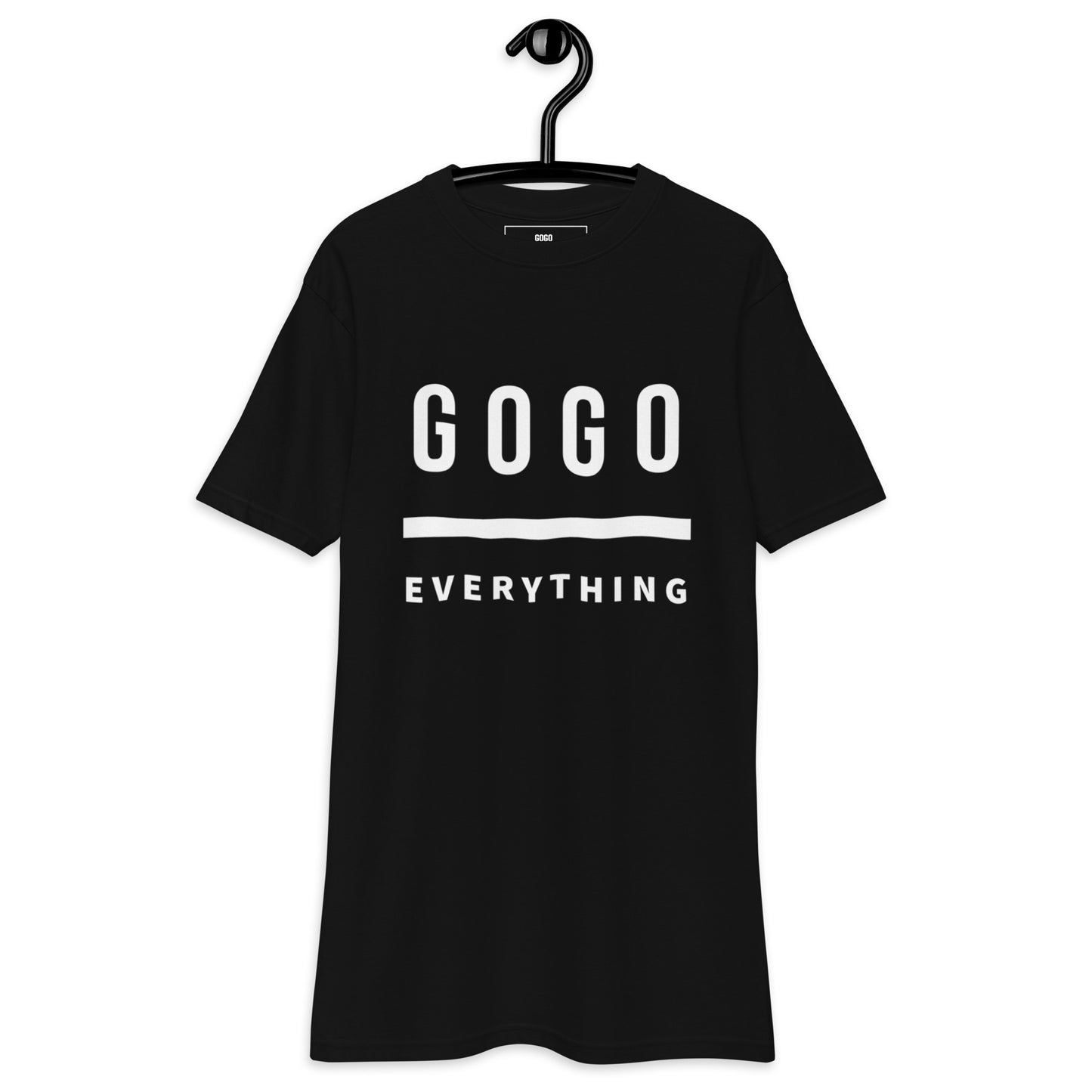 GoGo Over Everything Bar Design Heavyweight Tee